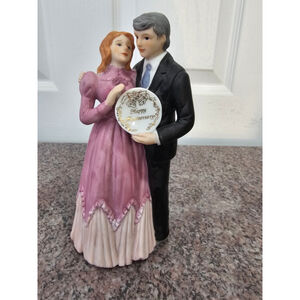 vintage Enesco "Treasured Memories" figurine of a couple celebrating their...